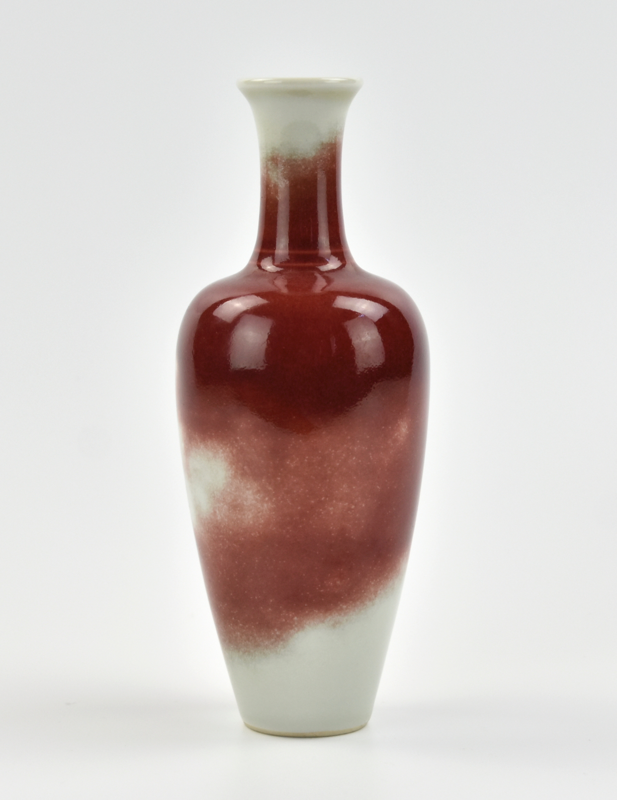 CHINESE PEACH BLOSSOM GLAZED VASE a