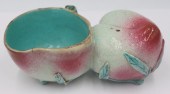 CHINESE PEACH FORM WATER COUPE