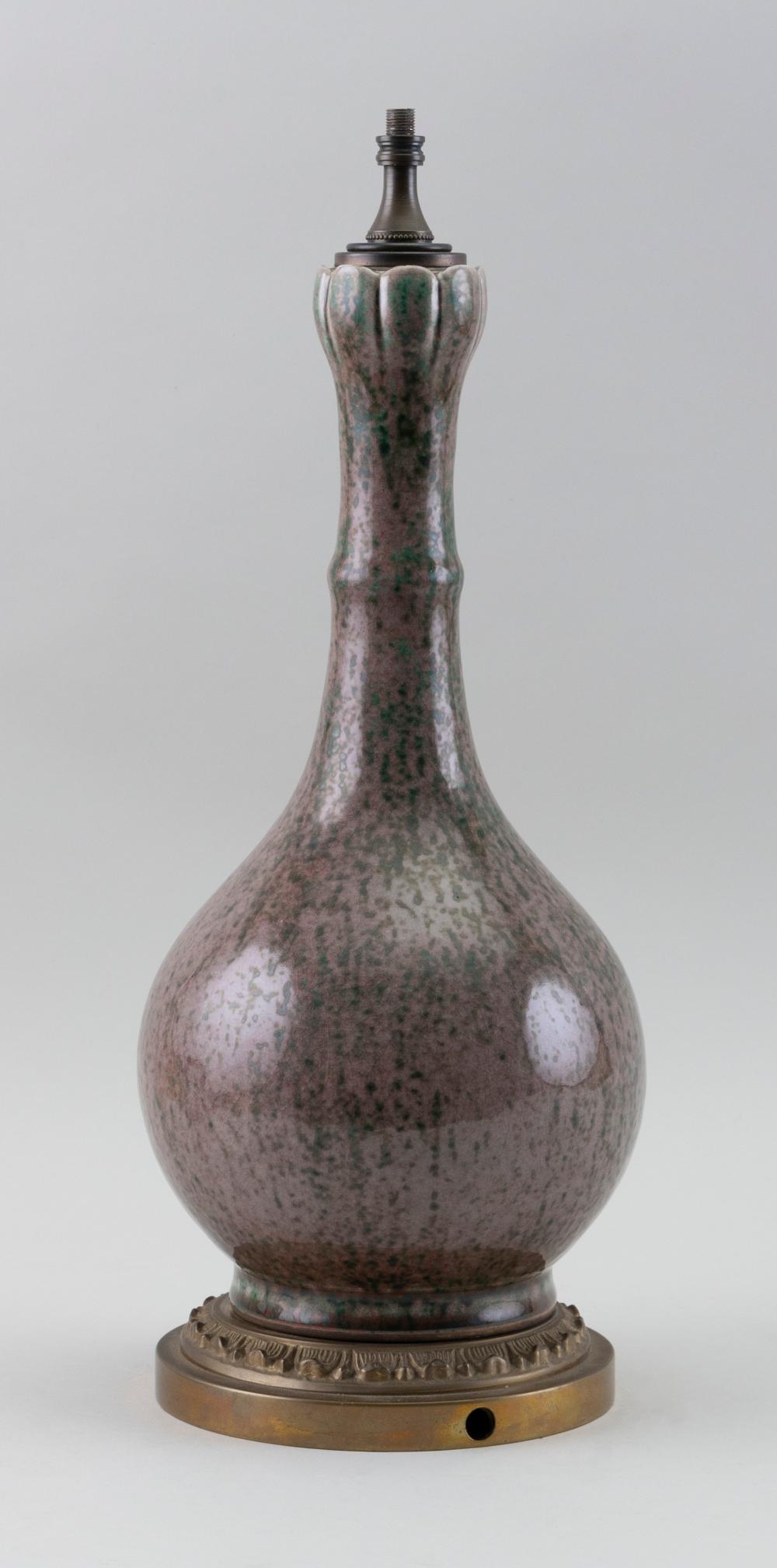CHINESE PEACHBLOOM PORCELAIN BOTTLE