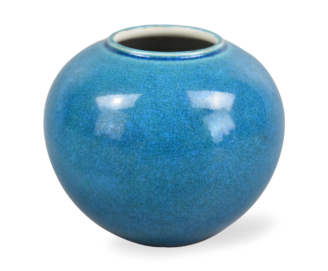 CHINESE PEACOCK BLUE WATER COUPE,