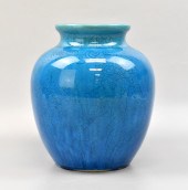 CHINESE PEACOCK GLAZED JAR,ROC