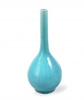 CHINESE PEACOCK GLAZED LONG NE