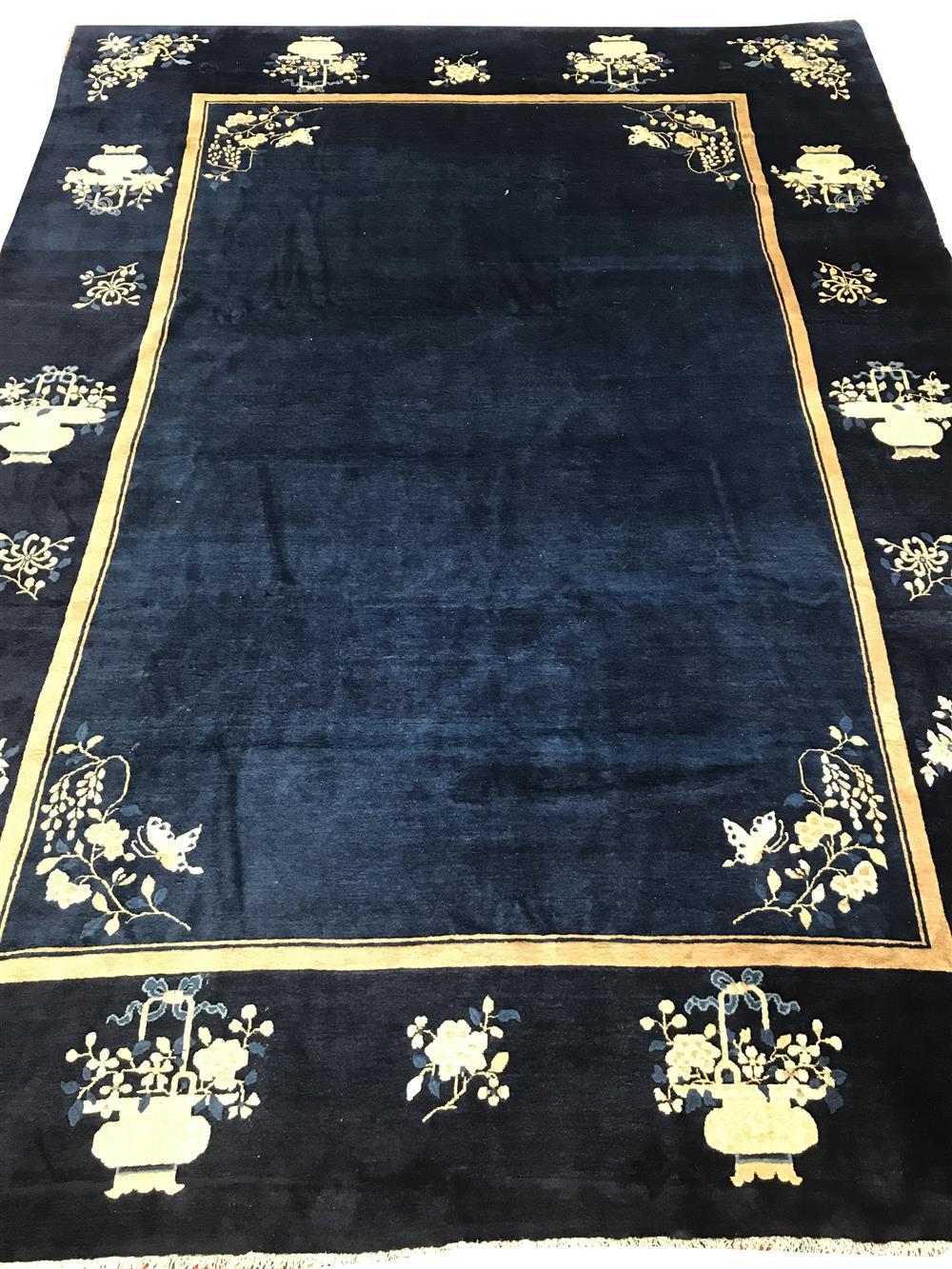 CHINESE PEKING CARPET, CA. 1900,