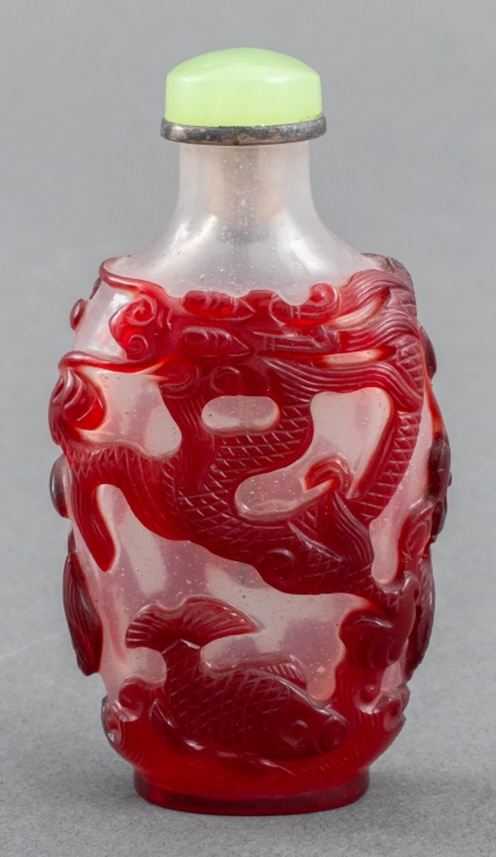CHINESE PEKING GLASS SNUFF BOTTLE