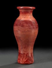 Chinese Peking Glass Vase Imit