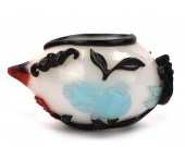 CHINESE PEKING GLASS WATERPOT,