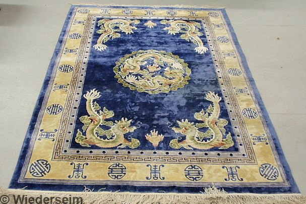 Chinese Peking oriental carpet late