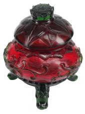 CHINESE PEKING OVERLAY GLASS C