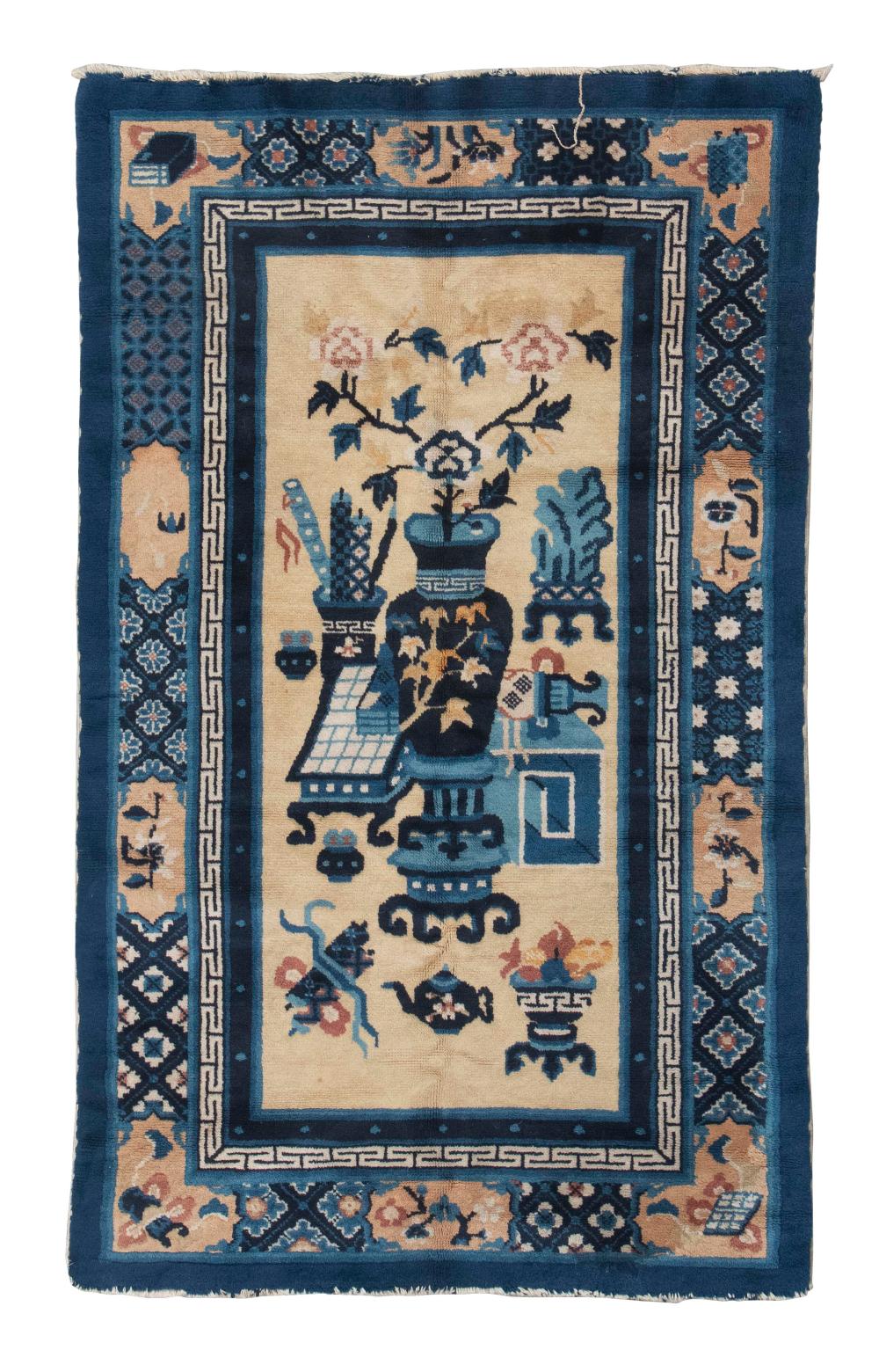 CHINESE PEKING RUG: 3’0” X 5’0”
