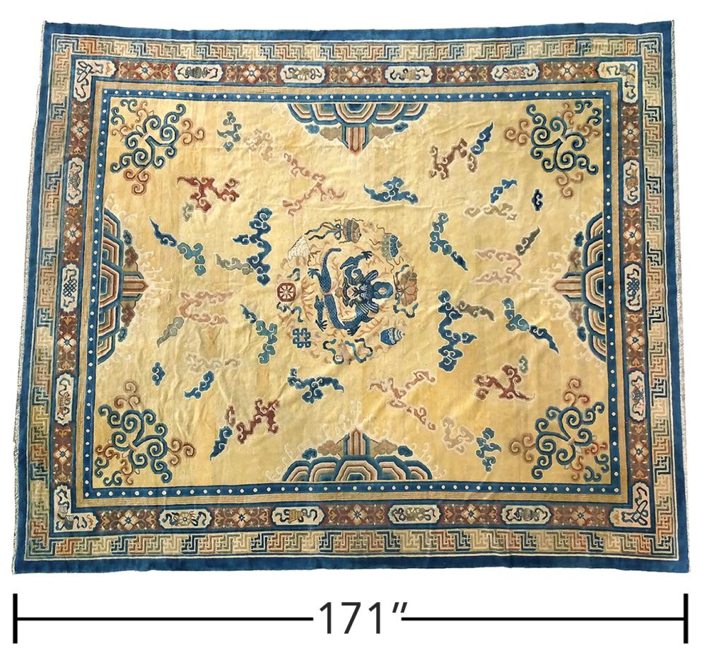 CHINESE PEKING WOOL AND SILK