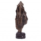 CHINESE PETRIFIED WOOD SCHOLAR