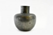 CHINESE PEWTER LIDDED VASEOf s