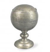 CHINESE PEWTER TELLURIAN SHAPE