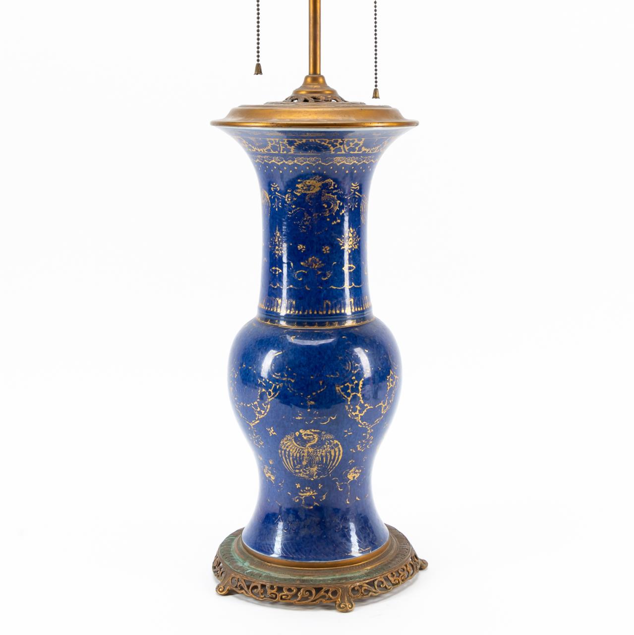 CHINESE PHOENIX AND DRAGON VASE
