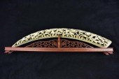CHINESE PIERCED DRAGON TUSK CA