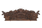 CHINESE PIERCED WOOD ARCHITECT