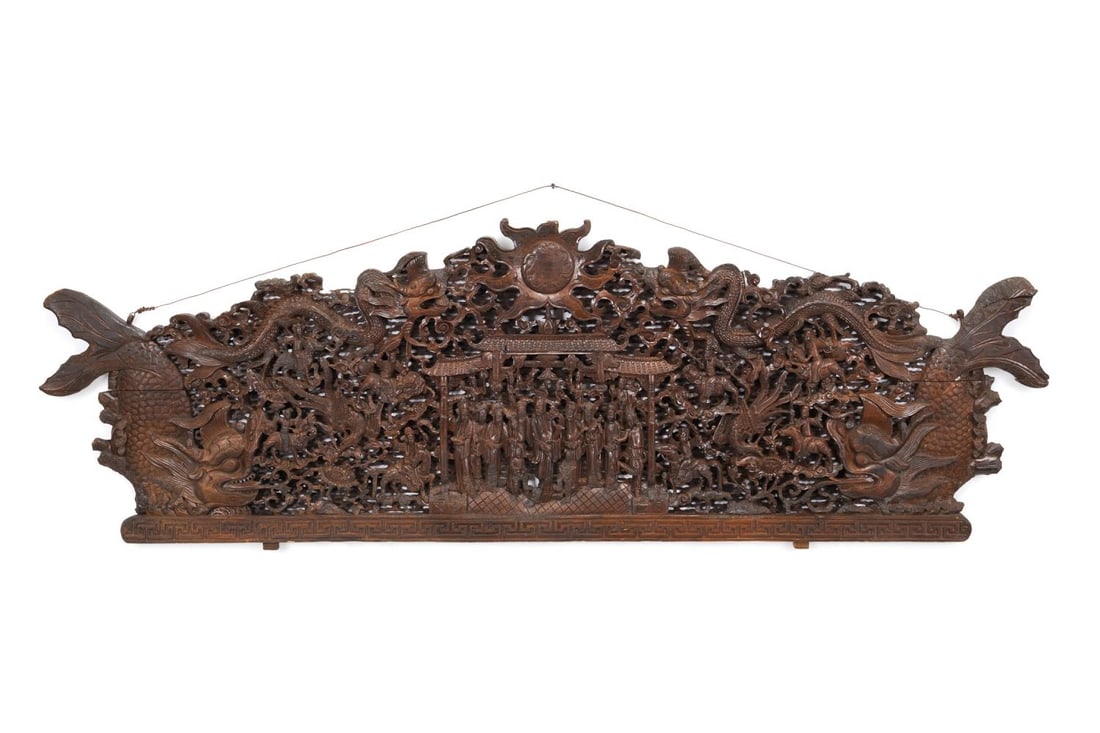 CHINESE PIERCED WOOD