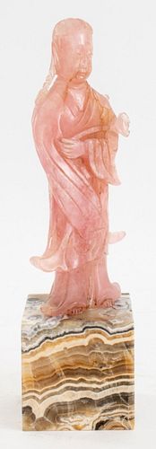 CHINESE PINK QUARTZ IMMORTAL ON