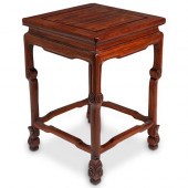 CHINESE PLANT STAND WOODEN PED