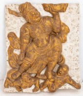 CHINESE PLAQUE OF GODDESS ON D