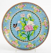 CHINESE PLIQUE A JOUR ENAMEL C