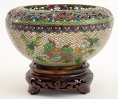 CHINESE PLIQUE A JOUR ENAMEL B