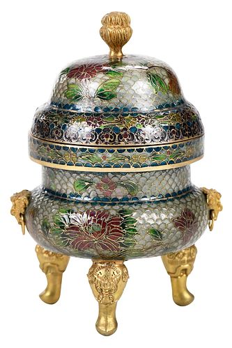 CHINESE PLIQUE-Ã -JOUR LIDDED