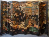 CHINESE POLYCHROME COROMANDEL