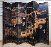 CHINESE POLYCHROME COROMANDEL