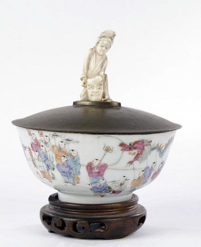 CHINESE POLYCHROME GLAZE
