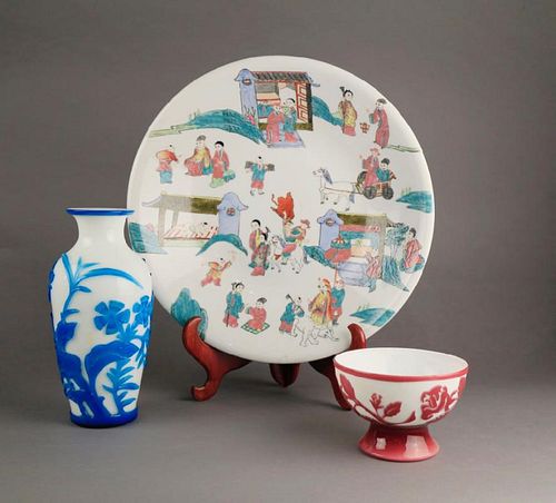 CHINESE POLYCHROME GLAZE