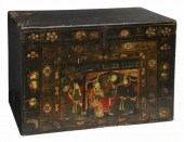CHINESE POLYCHROME OPERA CHEST