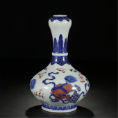 CHINESE PORCELAIN BLUE AND WHI