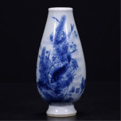 CHINESE PORCELAIN BLUE AND WHI