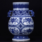 CHINESE PORCELAIN BLUE AND WHI