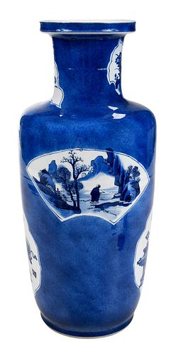 CHINESE PORCELAIN BLUE AND WHITE