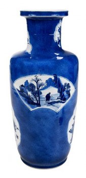 CHINESE PORCELAIN BLUE AND WHI