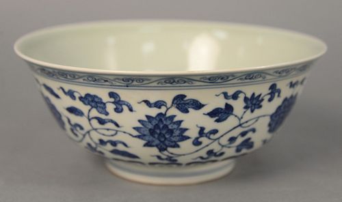 CHINESE PORCELAIN BLUE AND WHITE