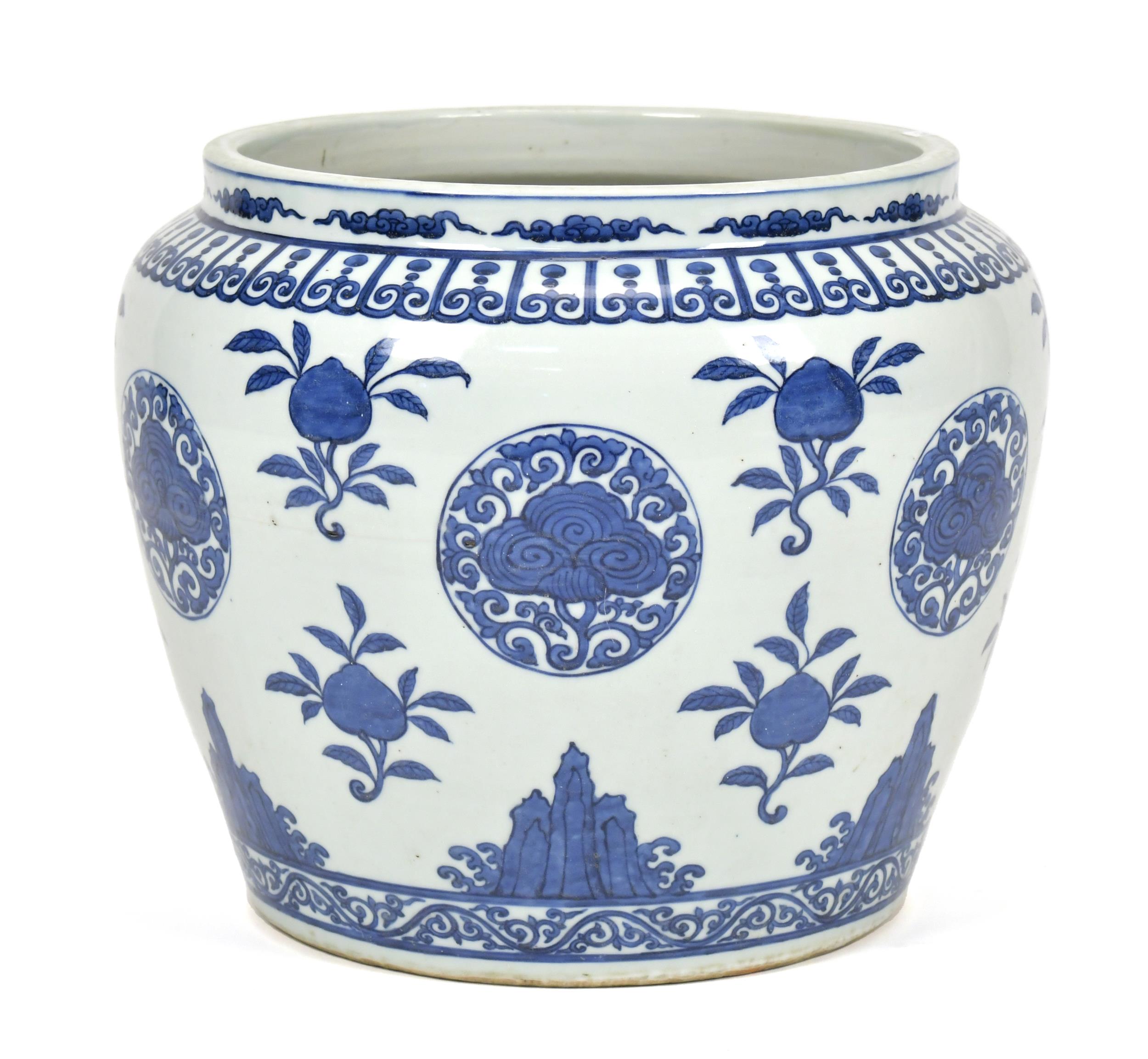 CHINESE PORCELAIN BLUE AND WHITE