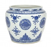 CHINESE PORCELAIN BLUE AND WHI