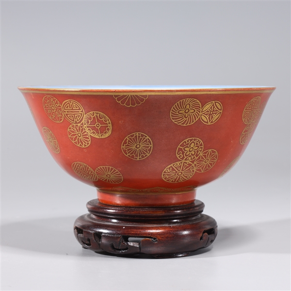Chinese porcelain bowl with blue