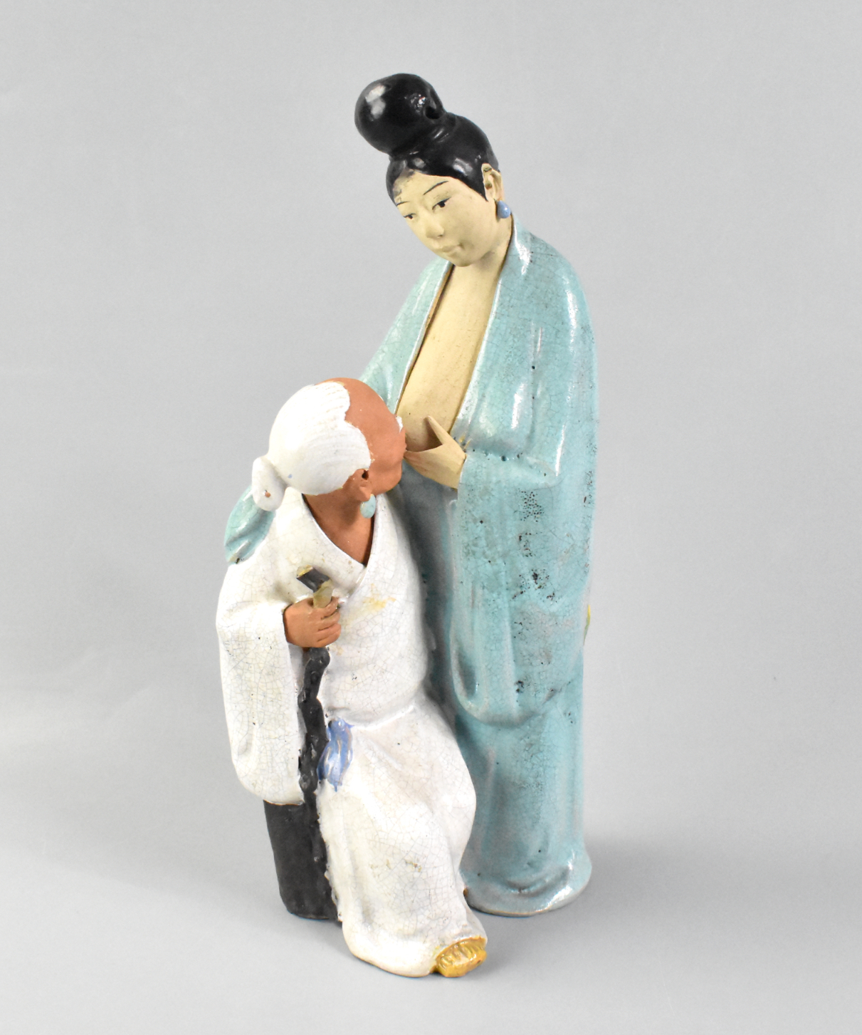 CHINESE PORCELAIN BREAST FEEDING