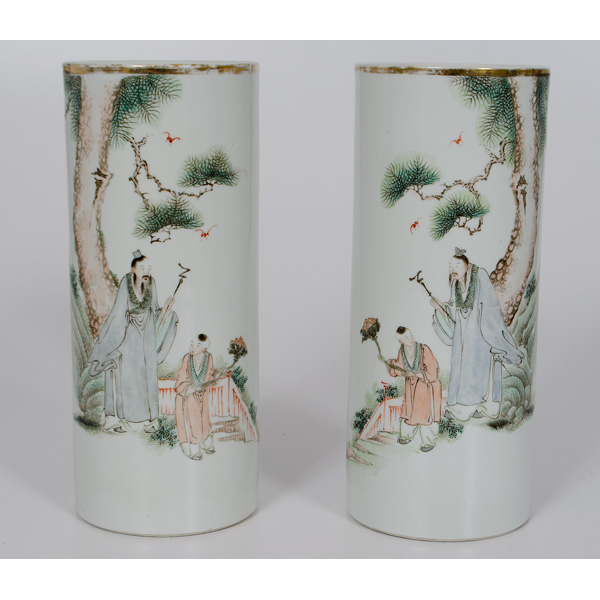 Chinese Porcelain Brush Pots