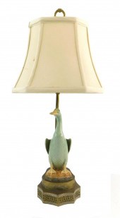 CHINESE PORCELAIN CELADON GOOS