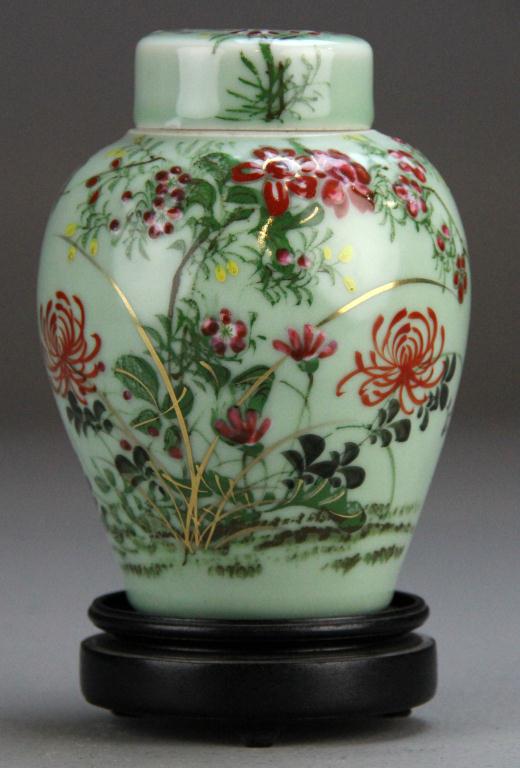 Chinese Porcelain Covered Ginger