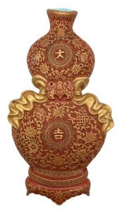 CHINESE PORCELAIN DOUBLE GOURD