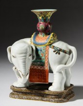 CHINESE PORCELAIN ELEPHANT JOS