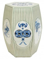 CHINESE PORCELAIN FAUX BAMBOO