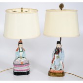 Chinese Porcelain Figural Lamp