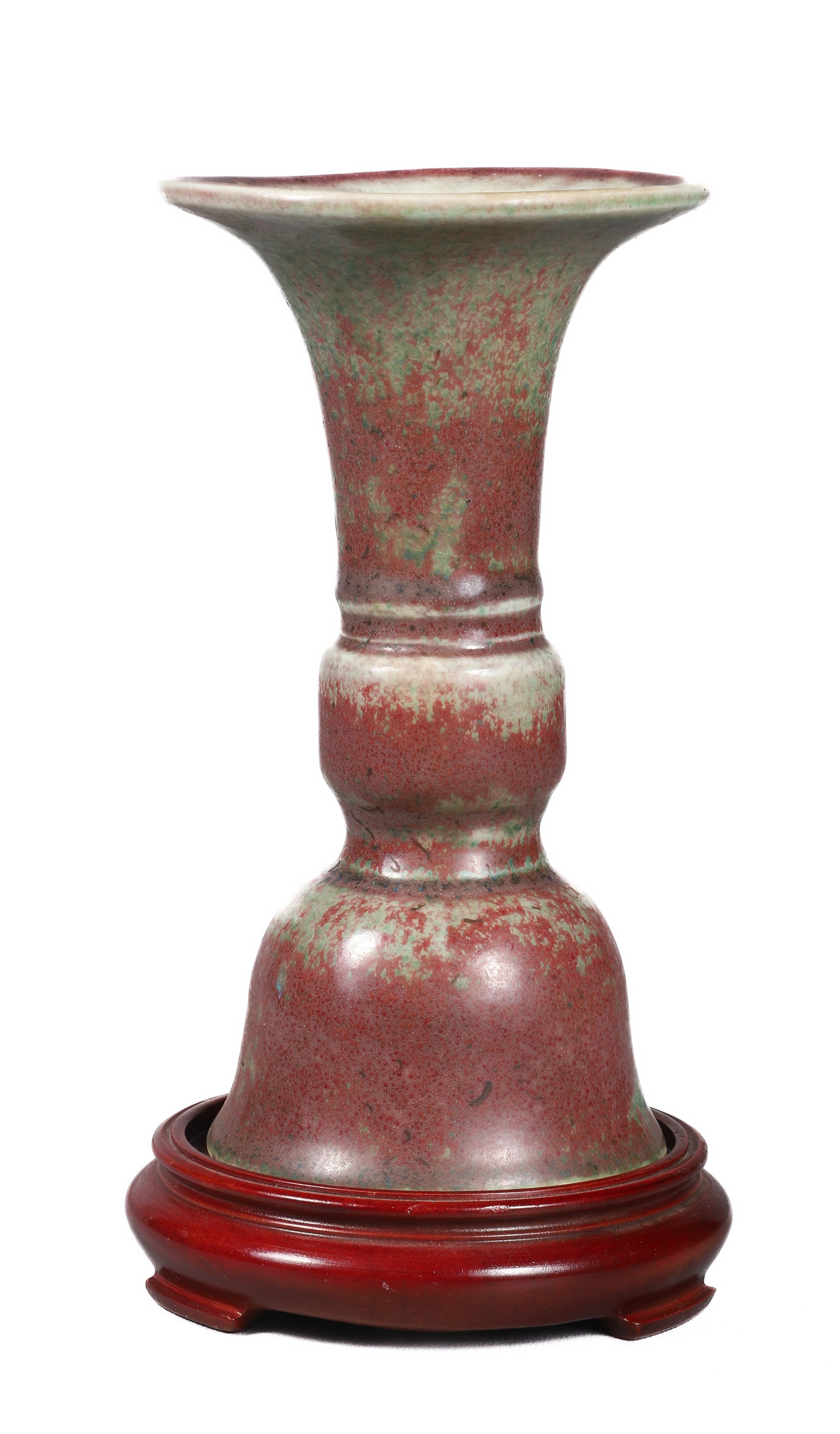 Chinese porcelain flambe vase,